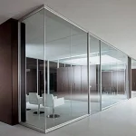 Vách kính cường lực văn phòng